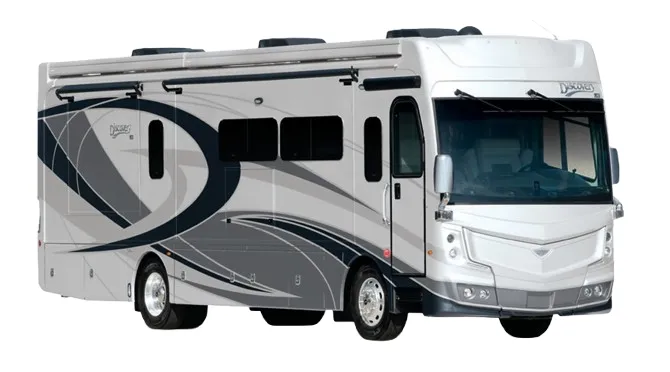 Fleetwood Discovery LXE 36HQ exterior