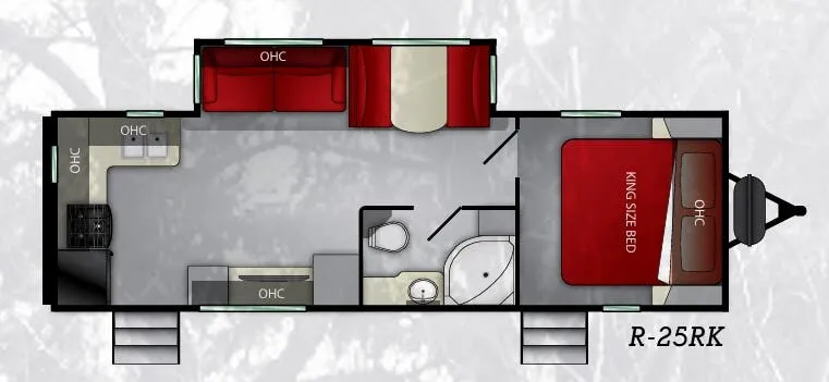 Cruiser RV Radiance 25RK floor plan