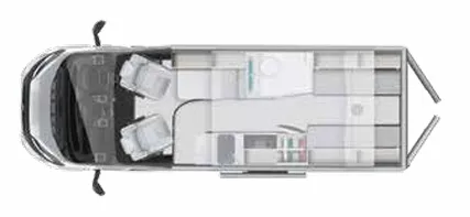 Auto-Trail Adventure 55 floor plan