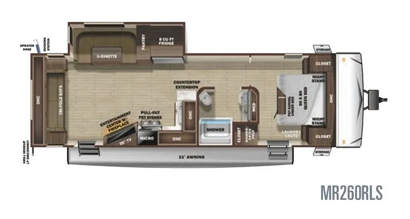 Highland Ridge Mesa Ridge Limited MR260RLS floor plan