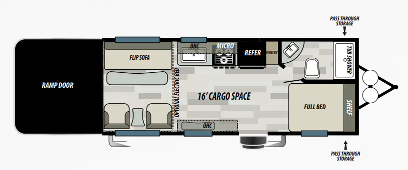 Forest River Sandstorm Sport 186 floor plan