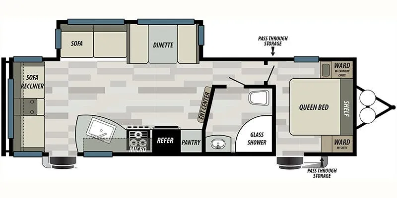 Forest River Sonoma 2801RL floor plan