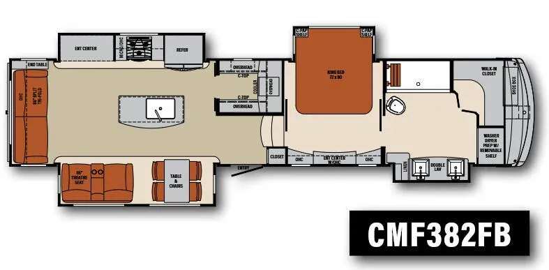 Palomino Columbus 1492 CMF382FB floor plan