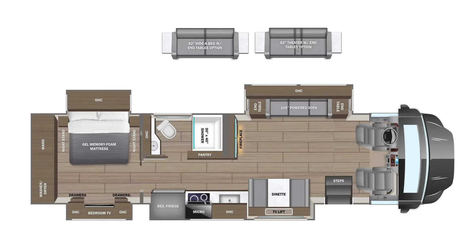 Entegra Coach Centurion 39K floor plan