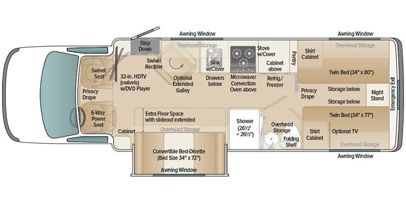 Coach House Platinum 271XL FD floor plan