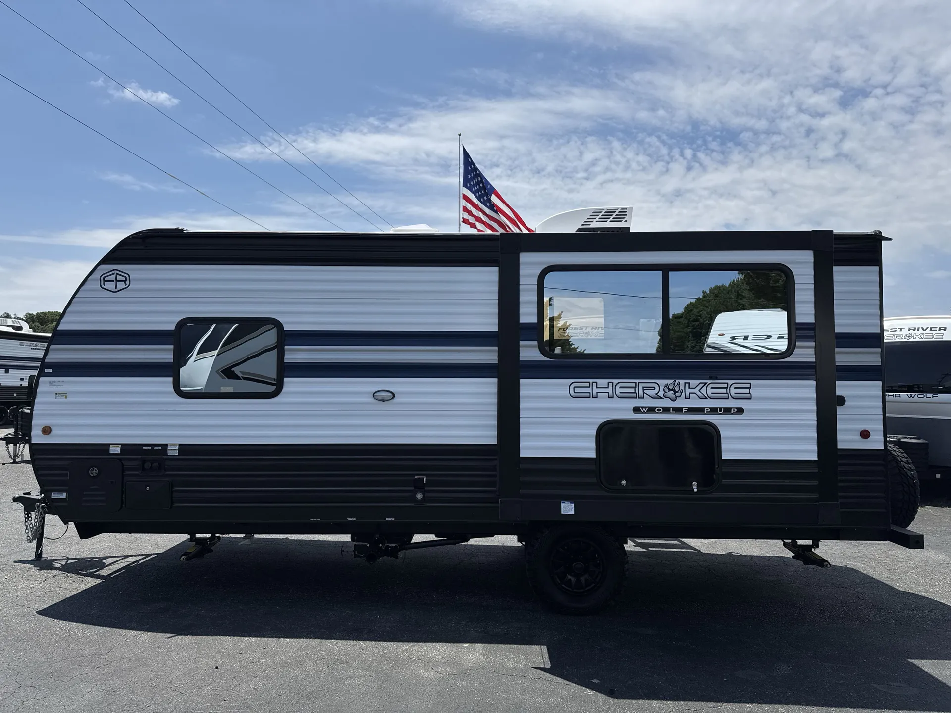 2027 Forest River Cherokee Wolf Pup 17SC — campside