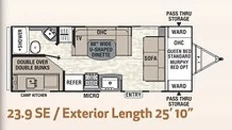 Coachmen Freedom Express Select 239 SE floor plan