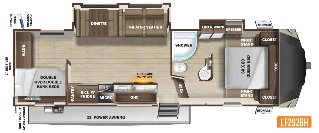 Highland Ridge Open Range Light LF292BH floor plan