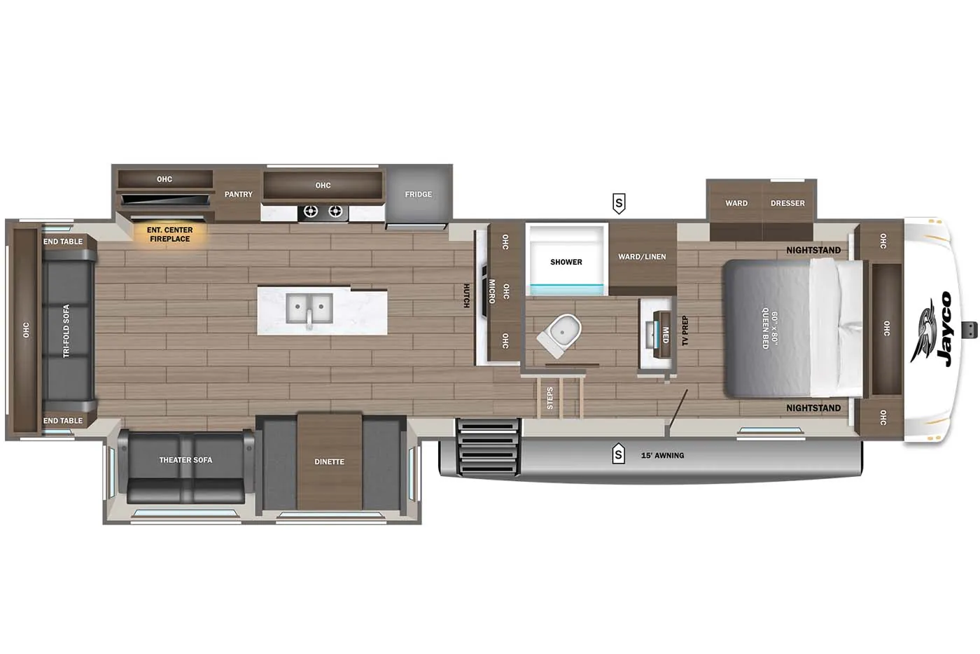 2026 Jayco Eagle SLE 30RLT - Floor plan
