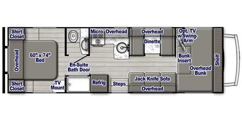 Gulf Stream Conquest 6280LE floor plan