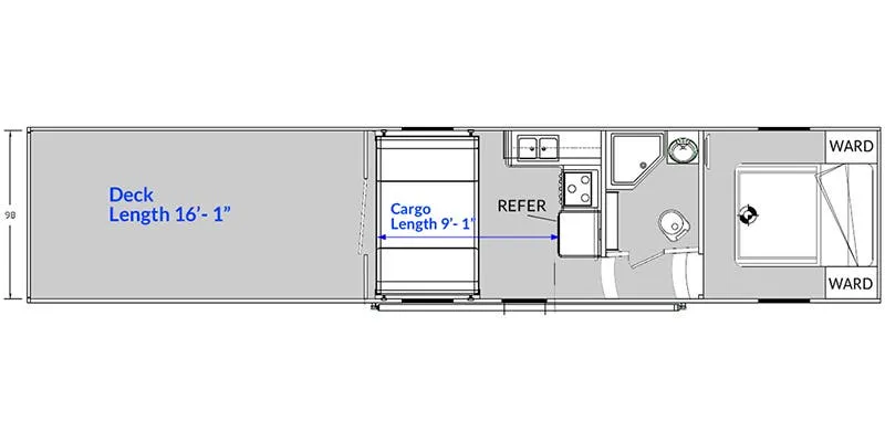 Genesis Supreme Overnighter 4016FS floor plan