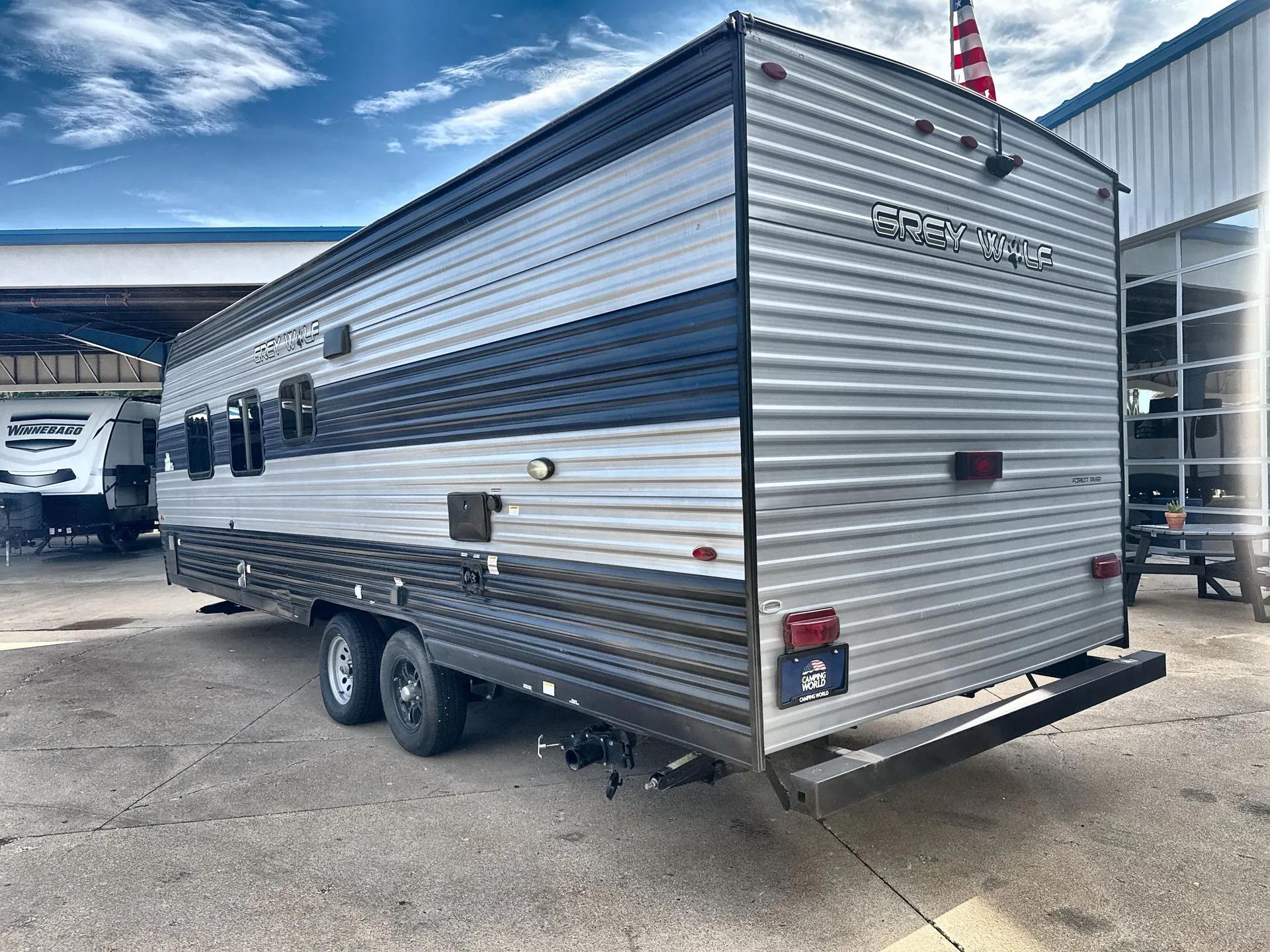 2022 Forest River Cherokee Grey Wolf 26DBH — backside