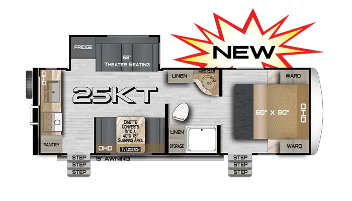 Northwood Nash Camp 25KT floor plan