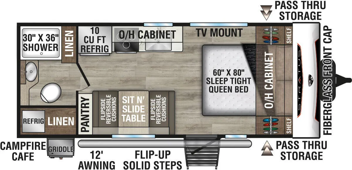 Venture RV Stratus SR200VRB floor plan
