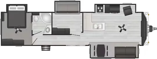 Keystone Retreat 391MBNK floor plan
