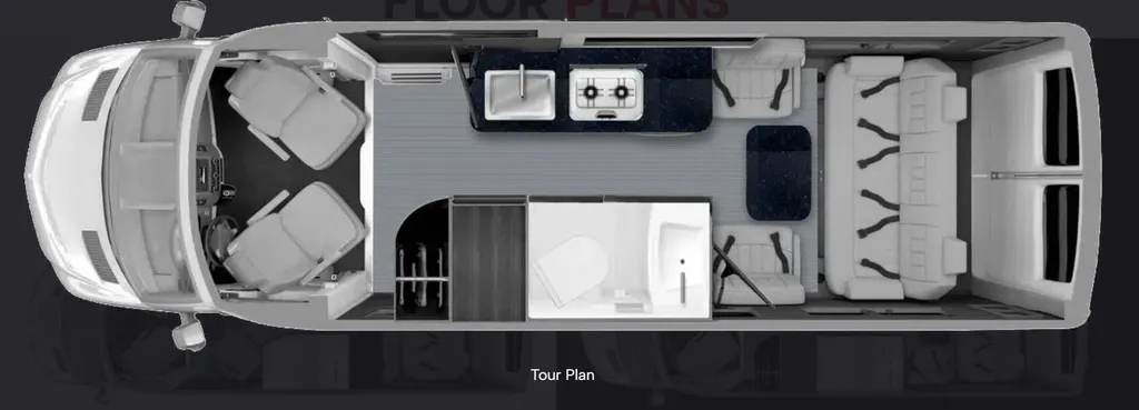 2024 Grech RV Strada-ion TOUR floor plan