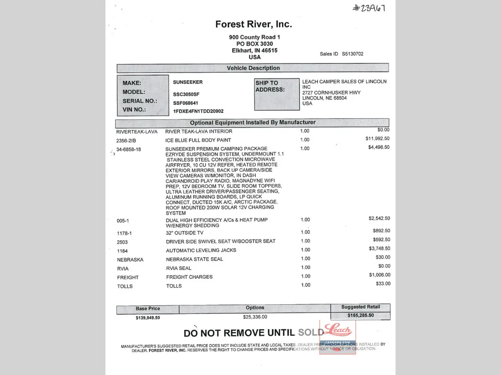 2026 Forest River Sunseeker 3050S, Photos photo 24