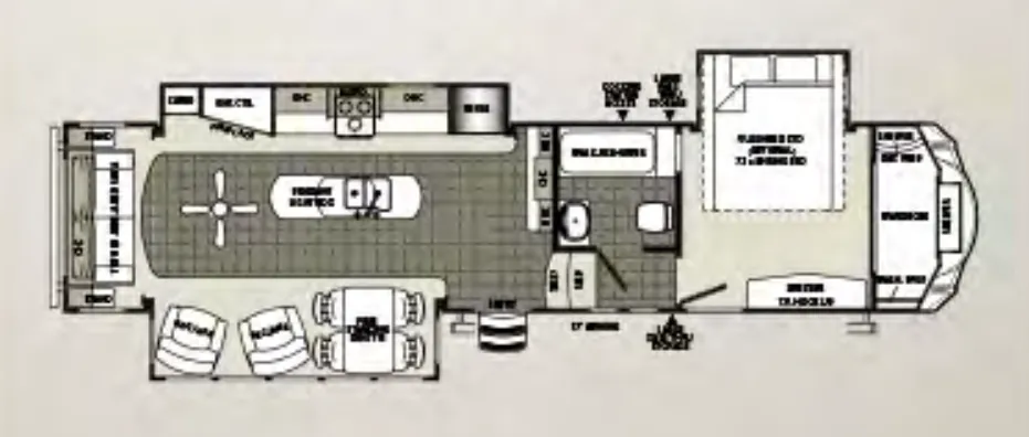 Forest River Sierra 330RLS floor plan