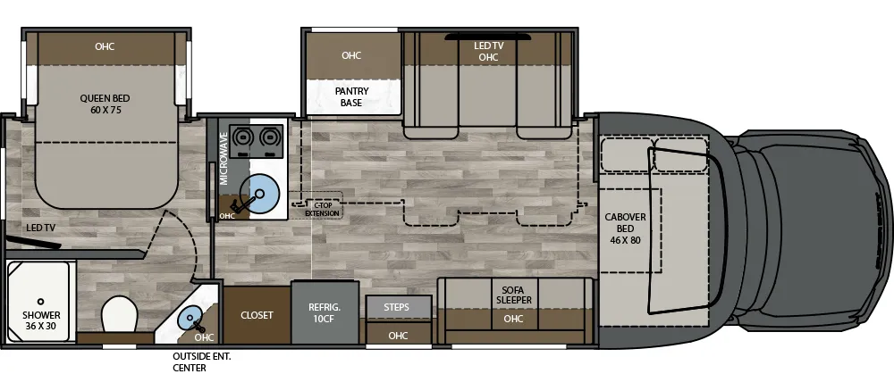 2026 Renegade RV Veracruz 32VDS floor plan