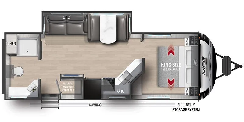 2024 Cruiser RV MPG MPG 2600RB floor plan