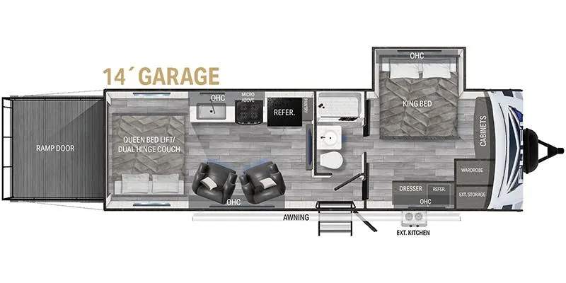 Heartland Fuel 260 floor plan
