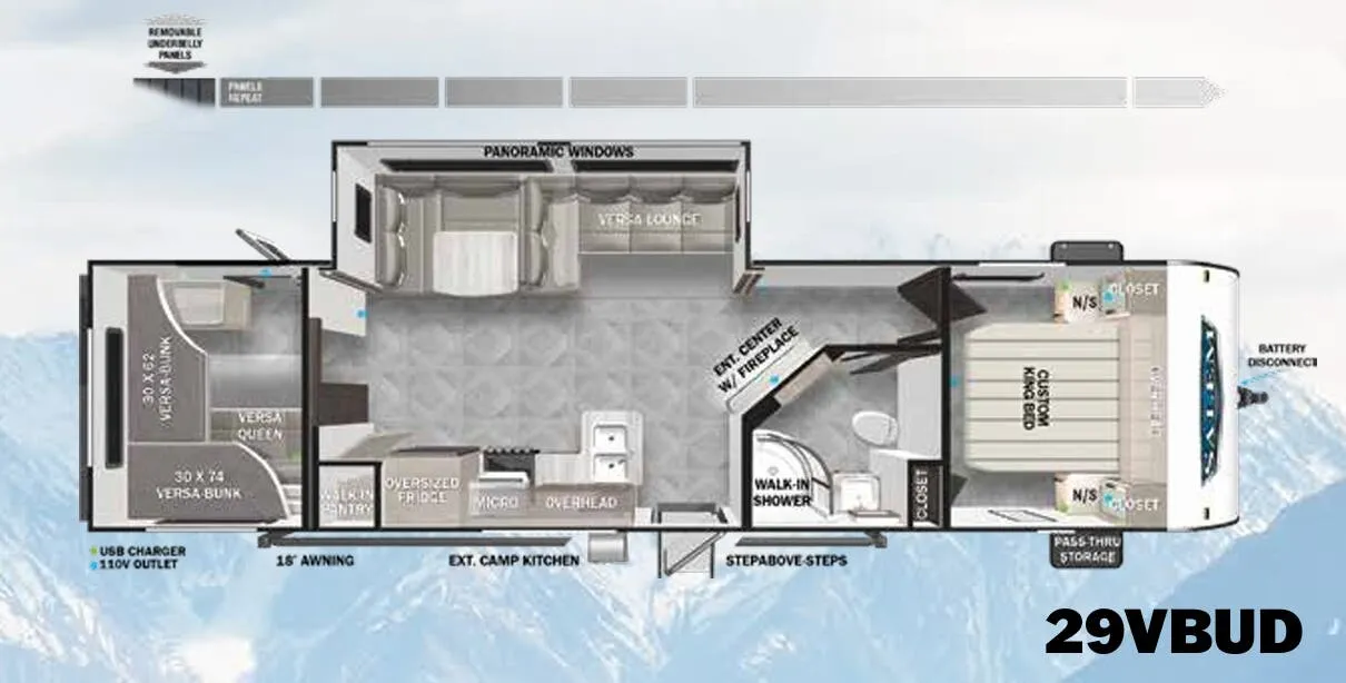 Forest River Salem 29VBUD exterior