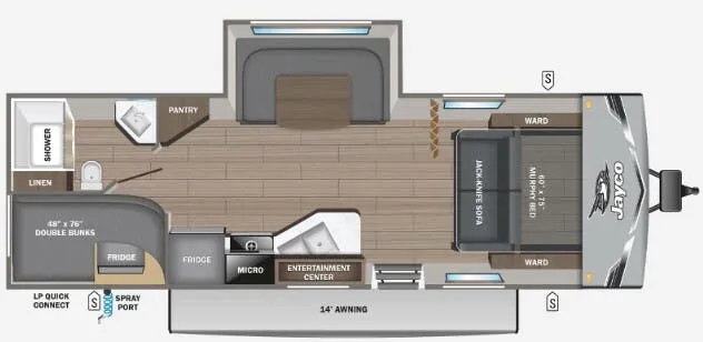 Jayco Jay Flight SLX 235MBHW floor plan