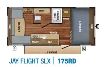 Jayco Jay Flight SLX 7 175RD floor plan
