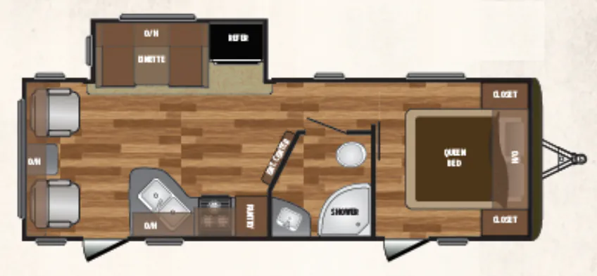 Keystone Hideout LHS 24LHSWE exterior