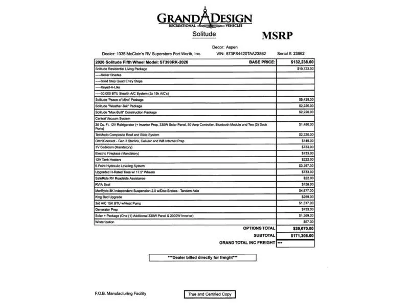 2026 Grand Design Solitude 390RK - Photo 4