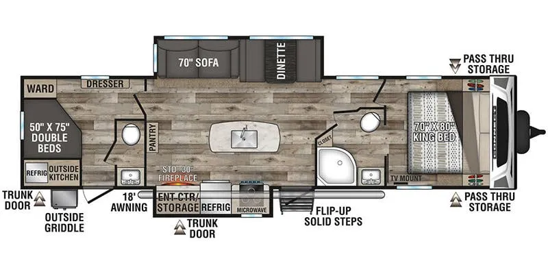 K-Z Connect C332BHK floor plan