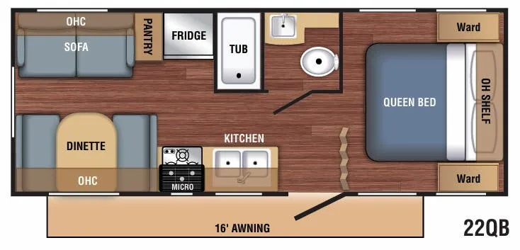 Braxton Creek BX 22QB floor plan