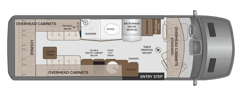 Holiday Rambler Xpedition SL2E floor plan