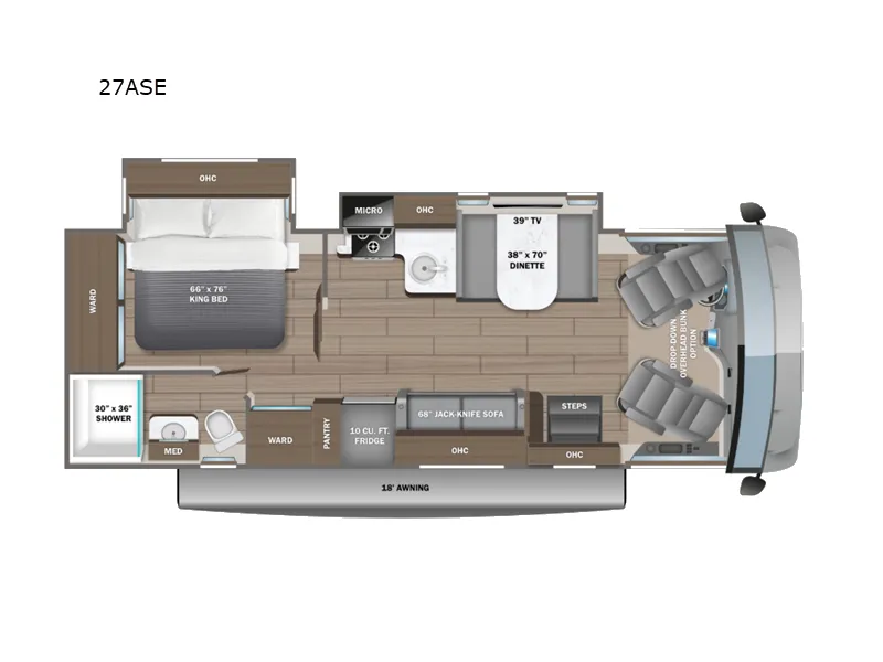 2025 Jayco Alante SE 27ASE floor plan