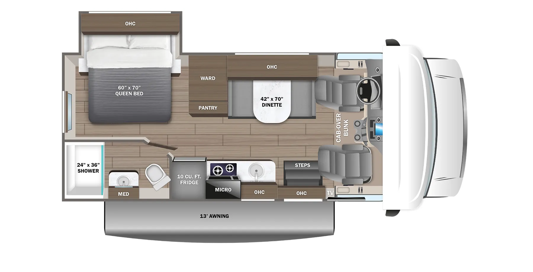 2026 Jayco Redhawk SE 22C - Floor plan