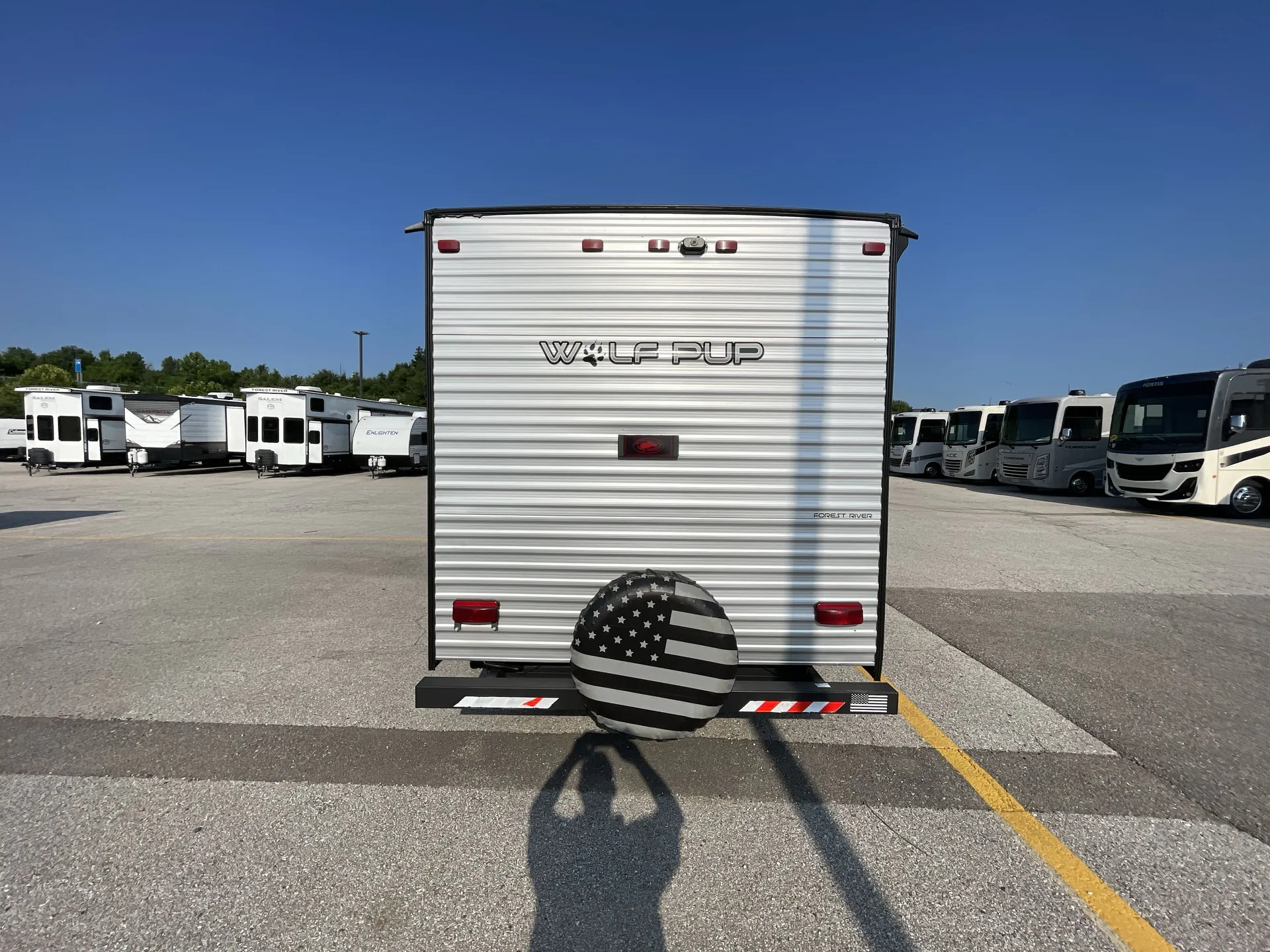 2022 Forest River Cherokee Wolf Pup 16FQ — backside
