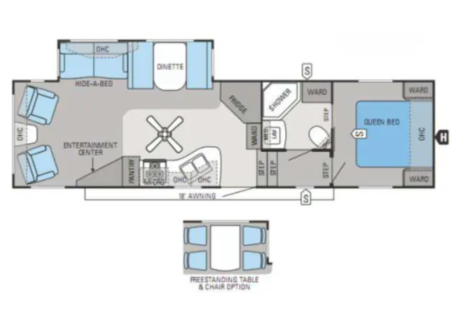 Jayco Eagle 30.5RLS floor plan