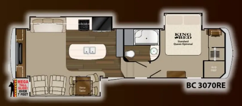 Heartland Big Country Pearl Edition 307ORE floor plan