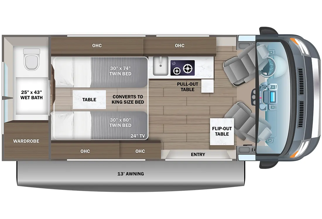 Entegra Coach Ethos 20T floor plan