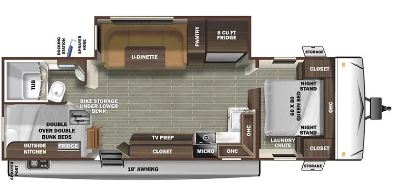 2022 Starcraft Super Lite 241BH - Floor plan