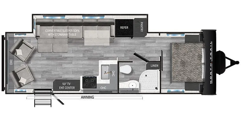 Heartland North Trail Ultra-Lite NT 271RL floor plan