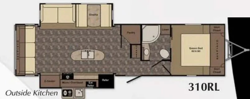 CrossRoads Sunset Trail Super Lite 310RL floor plan