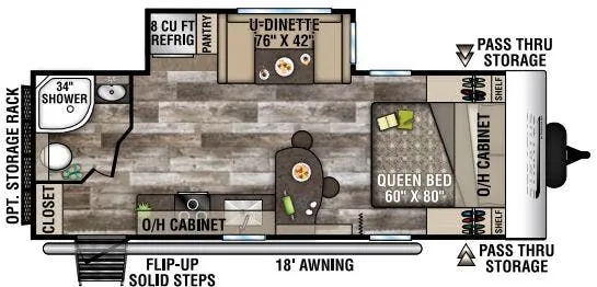 Venture RV Stratus SR231VRB floor plan