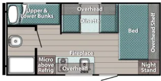Gulf Stream Innsbruck Lite Super Lite 177BH floor plan
