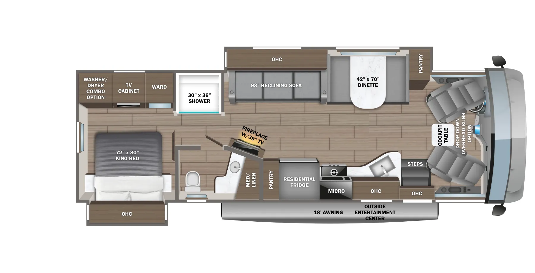 Jayco Precept 34B floor plan