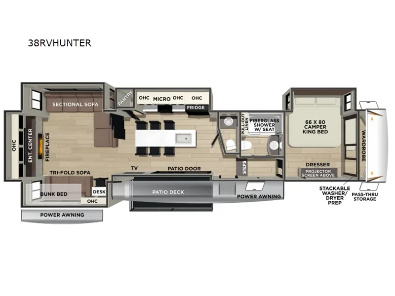 2026 Forest River Cherokee Sabre 38RVHUNTER - Photo 2