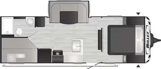 Keystone Bullet Crossfire 2430BH floor plan