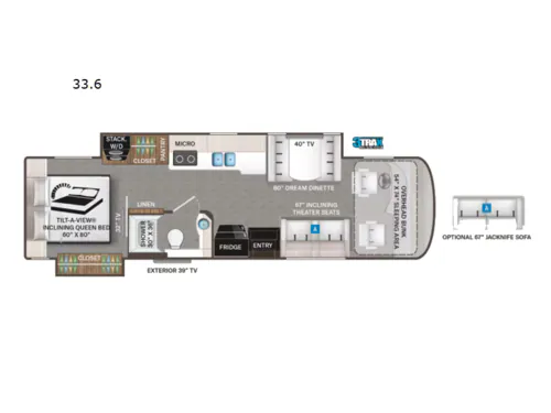 2022 Thor Motor Coach Palazzo 33.6 - Photo 3