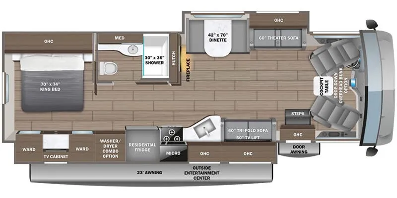 2026 Entegra Coach Vision XL 34G - Floor plan