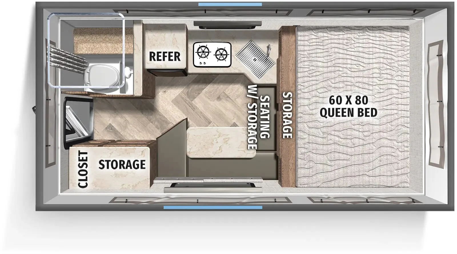 Palomino Backpack SS-1500 floor plan